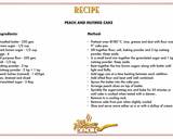 Peach & nutmeg cake recipe step 1 photo