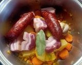 A picture of step 3 of Large White Beans with Chorizo (Quick Recipe).