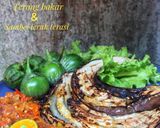 Foto langkah ke 7 dari resep Terong bakar dan Sambel jeruk terasi.