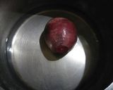 A picture of step 1 of Wheat flour beetroot cake.