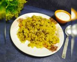 A picture of step 1 of Methi Pulao | Methi Rice.