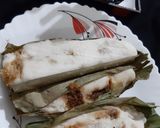 A picture of step 9 of Haldi Patra Pitha/Enduri Pitha(made with turmeric leaves).