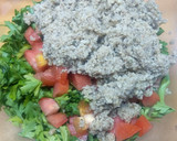 Foto del paso 3 de la receta: Entraña rellena gratinada y ensalada tabulleh
