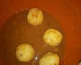 A picture of step 6 of Yam balls.