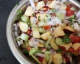 A picture of step 5 of Apple  Chatpata  mix veg  salad.