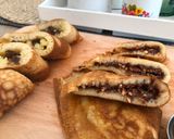 Foto langkah ke 11 dari resep Martabak manis praktis/ Indonesian martabak (sweet pancake).