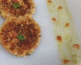 A picture of step 4 of Sweet potato tikki.