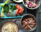 Foto langkah ke 1 dari resep Cumi Asin Pete kacang panjang.