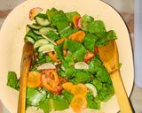 A picture of step 12 of Fattoush salad.
