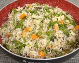 A picture of step 11 of Coconut Milk Vegetable Pulao.