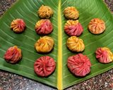 कलरफुल उकडीचे मोदक (ukadcihe modak recipe in marathi) रेसिपी स्टेप 5 फोटो 