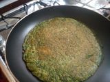 Tortilla de espinaca y avena