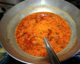 A picture of step 3 of Punjabi kadhi.
