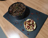 Foto del paso 10 de la receta: Timbal de rabo de toro y puré de patatas con crujiente de jamón