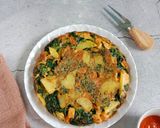 Foto langkah ke 6 dari resep Omelet Sayur.
