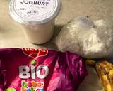 Kekszes, banános, túrókrém babáknak recept fázis 1 fotója