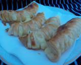 Foto del paso 18 de la receta: Gusanos de hojaldre rellenos de crema