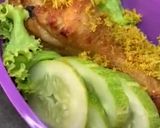 Foto langkah ke 4 dari resep Bekal Anak : Ayam Goreng Ketumbar + Nasi + Serundeng + Tempe Goreng.