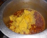 A picture of step 8 of Chicken daal.