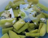 Foto del paso 1 de la receta: Tartar de judías verdes y salmón ahumado