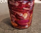 Une image de l'étape 3 de Pickles d'oignons rouge.
