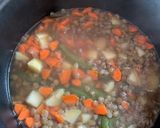 A picture of step 4 of Lentejas (Spanish cuisine).