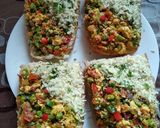 A picture of step 9 of Grilled two-in-one open sandwich.