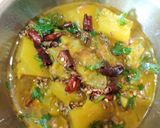 A picture of step 9 of Ghiya Bhaat.