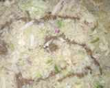 A picture of step 3 of Egg fried rice.