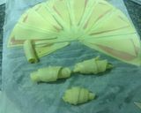 Foto del paso 3 de la receta Croissant salados de jamón y quesos