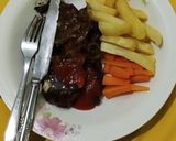 Foto langkah ke 9 dari resep Chicken steak saos barbeque.