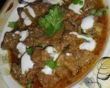 A picture of step 8 of Makhni Karahi...💞.