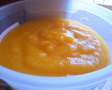 A picture of step 2 of Mango Sorbet.