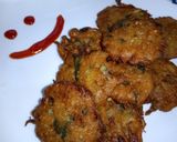 A picture of step 5 of Aloo or piyaz Pakory.