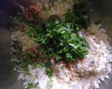 A picture of step 2 of Walnut Cauliflower Tikki.