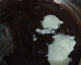 A picture of step 4 of Chocolate almond Barfi.