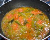 A picture of step 6 of Vegetable Caldin.
