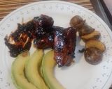 A picture of step 17 of Pork Ribs with Homemade BBQ Sauce, Potatoes, and Avocado.