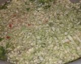 A picture of step 5 of Hot & Sour Soup.
