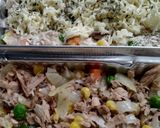 Foto langkah ke 6 dari resep Tuna Baked Rice.