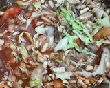 Foto del paso 2 de la receta: Tostadas de tinga de setas o champiñones vegetarianas