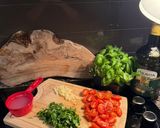 A picture of step 3 of 1 pot tomato pasta 🍝.