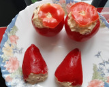 Foto del paso 10 de la receta: Tomates y piquillos rellenos de pescado