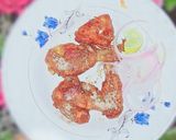A picture of step 3 of Tandoori fry chicken.