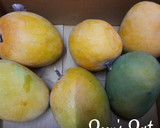 A picture of step 2 of Alphonso Mango Bango with Nata de Coco.