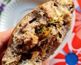 Foto del paso 3 de la receta: Pancito de harina de trigo sarraceno, rápido y saciante, sin gluten, para rellenar como prefieras 🥪