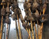 Foto langkah ke 3 dari resep Sate Sapi Rica Bakar.