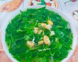 Hình bước làm 4 của món Canh rau lang nấu tôm tươi