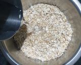 A picture of step 1 of Oats Paneer Chila.