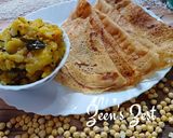 A picture of step 5 of Roasted Gram/Chana Dosas.